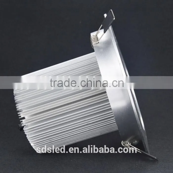 LED Ceiling light ceiling mount light silver high power 18w led ceiling down light 2700k-6500k