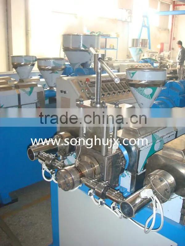 The latest PP/PE/PVC plastic imitation rattan extrusion line