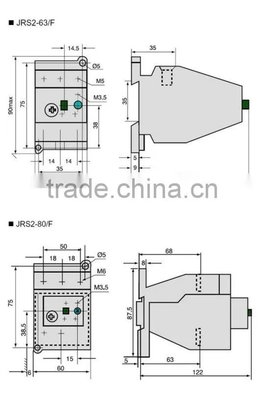 3UA-59 GKJRS2 Thermal Overload Relay