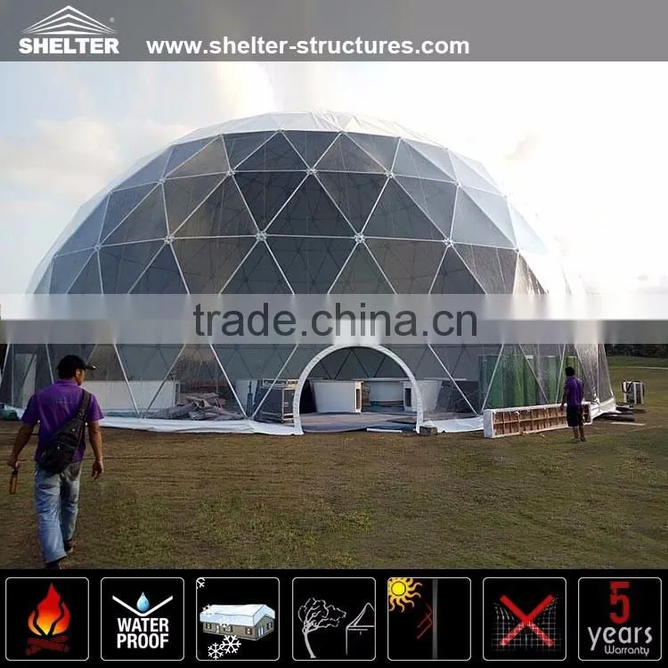 Modular Frame 8m Diameter half Sphere Tent for event