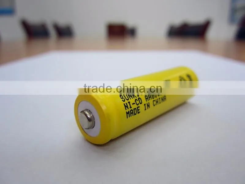 Hot Sales Good Quality ni-cd AA1000mAh 1.2v rechargeable battery used for toys
