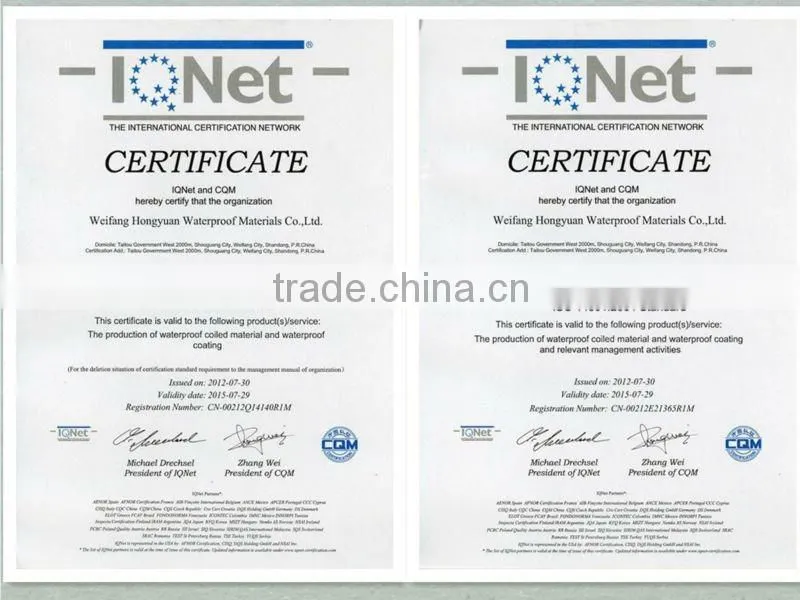 roof waterproof membrane manufacturer