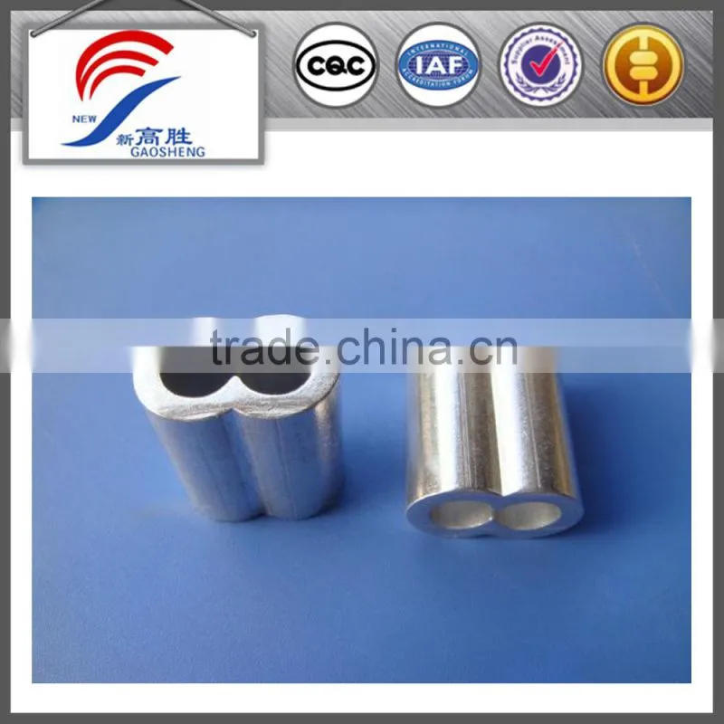 DIN3093 aluminum sleeve for wire ropes