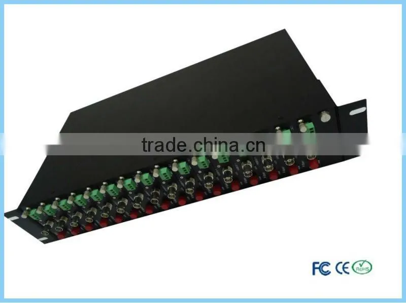 1Channel Analog Video Fiber Video Transceiver
