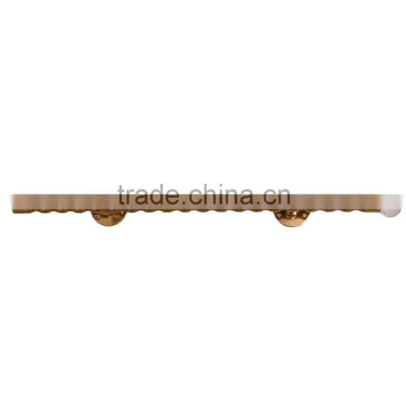 Western rose gold luxury garment wall display rack