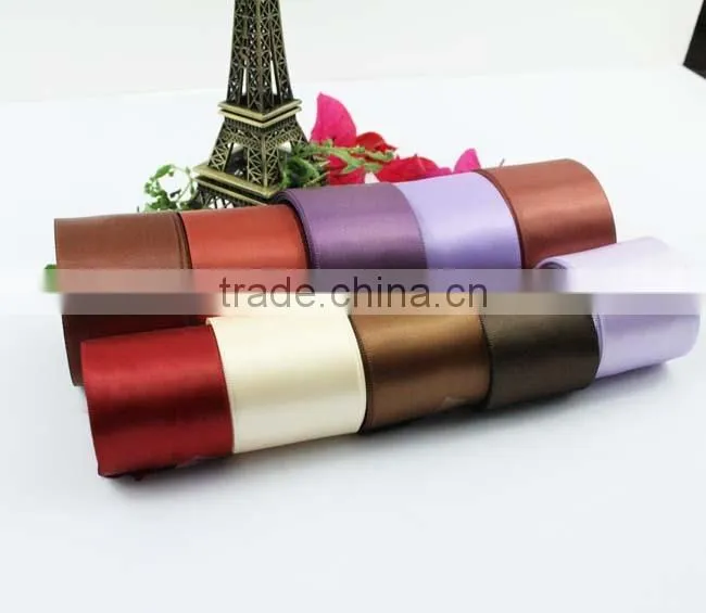 wholesale solid color 2 inch satin ribbon