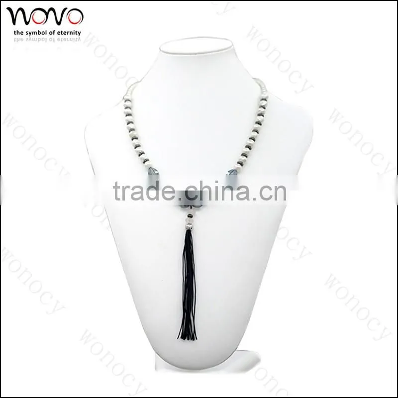 Brass alloy Necklace Jewelry Tassel Jewelry Beaded Jewelry