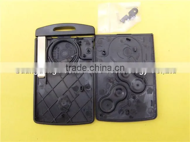 4 buttons keyless entry smart remote for Renault Koleos replacement card key fob shell