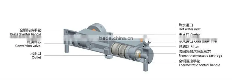 European Exposed Shower Mixing Valve TMV2
