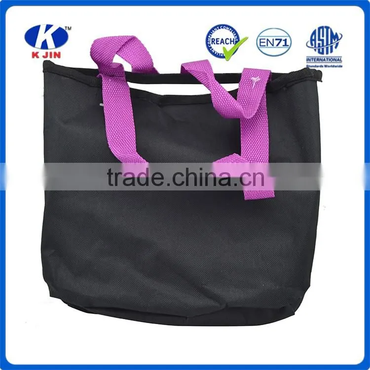 cheap nylon foldable handle tote coloring bags special with a set of water color for kids