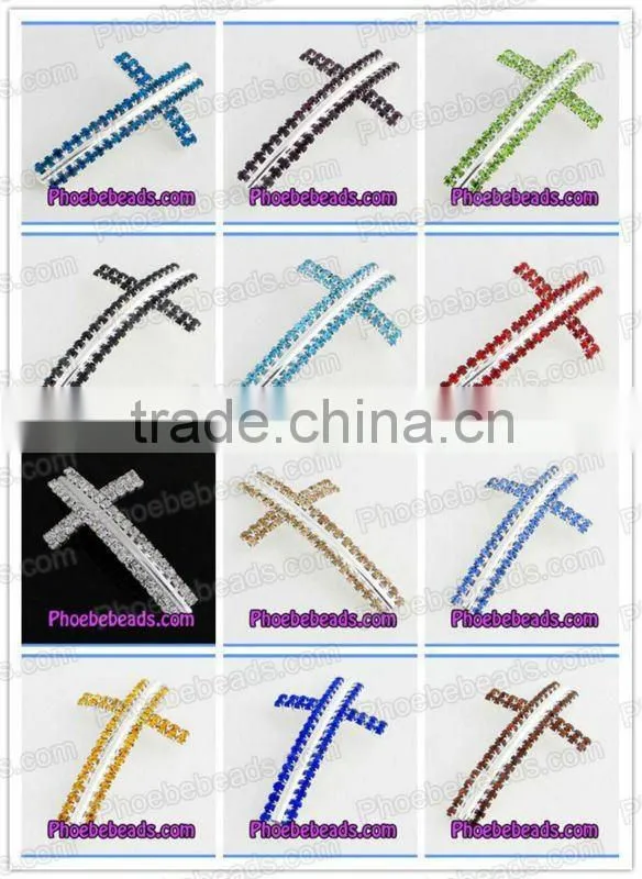 Cross Bracelets Wholesale Gold Plated Sideways Pave Crystal Agate Beaded Stretch Honesty Jewelry PHB-001
