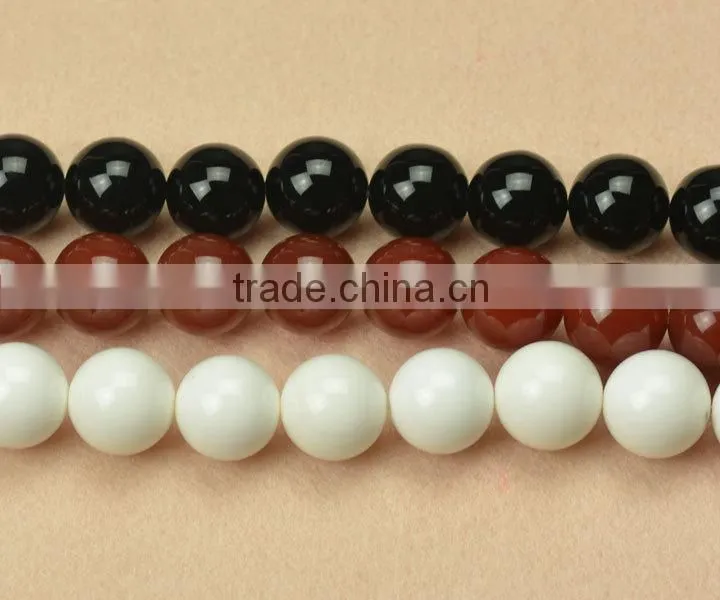 Loose Beads white round giant natural shells giant tridacna clam