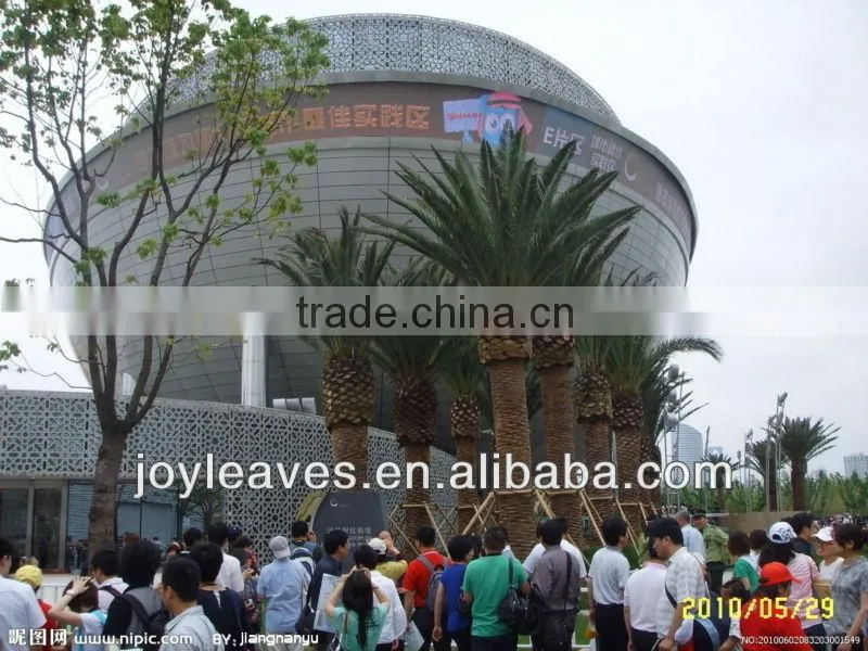 Outdoor/outside artificial canary date Palm tree
