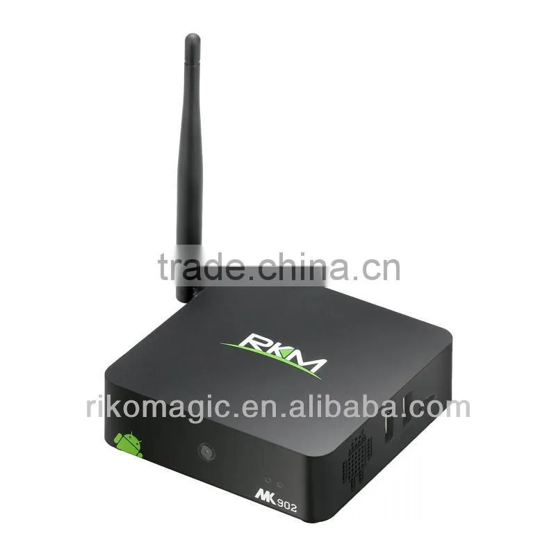 Rikomagic quad core android 4.4 smart MINI PC Webcam 5 Million Pixels, 2GB DDR3 8G/16G Flash,5 million pixels camera