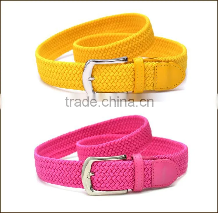 jeans cotton belt,elastic belts for jeans,braided elastic belt