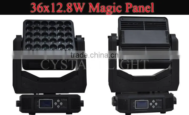 36X12W RGBW 4 IN 1 LED Wash Moving Head Matrix Light