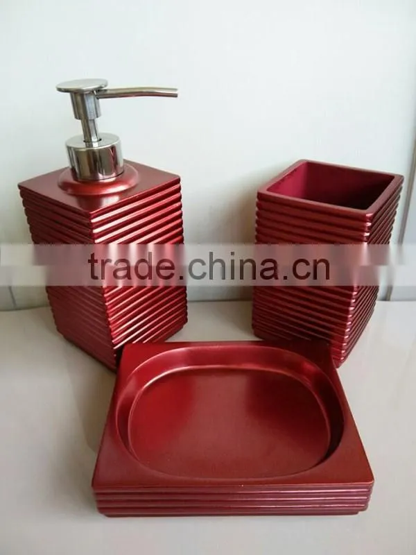 MZ Ceramic Material and Eco-Friendly Feature Concrete bathroom accessories set