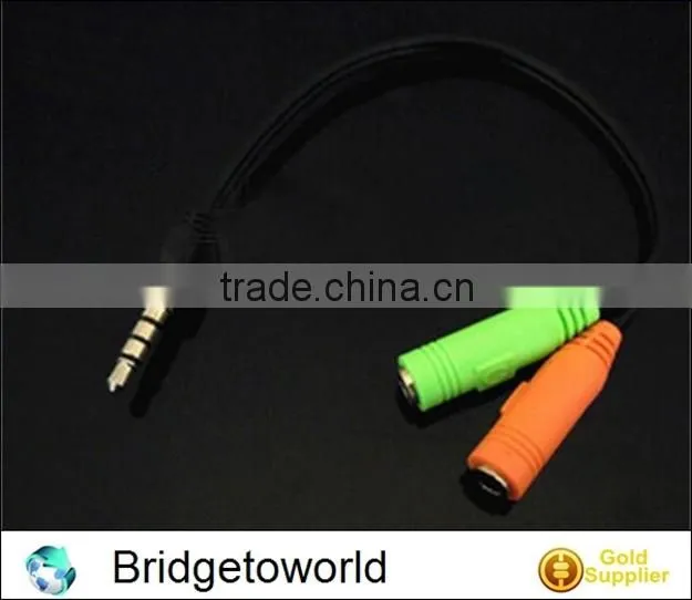 SIPU 3.5mm headphone jack y splitter audio adapter cable voice recorder