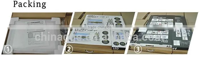 Super Slim Acrylic Real Estate Agents Display LED Window Light Pockets