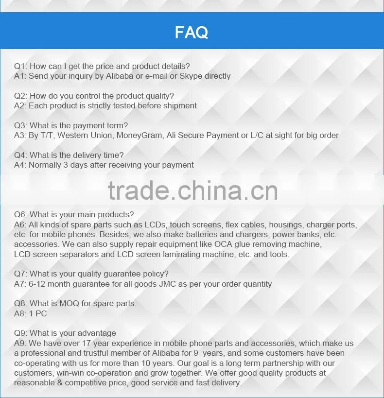 Hot sale Mobile Phone Touch Screen Panel For Motorola XT682 Digitizer