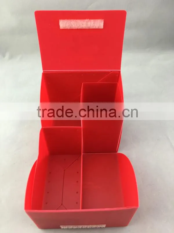 Dual Deck Box with different color for 180 pcs game card with sleeve