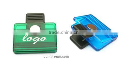 Promotional Mini Plastic Magnet Clip Square Magnet Clip