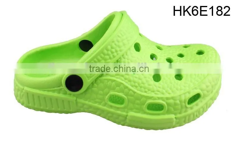 2017 Kids Colorful EVA Garden Shoes, Simple Nude Garden Clogs