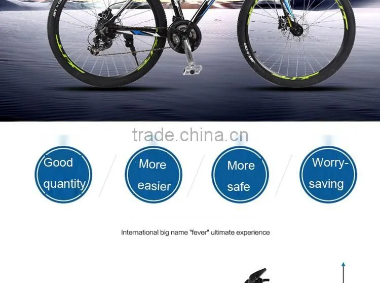 26 inch luxury gold color Hydraulic disc brake moutian bike