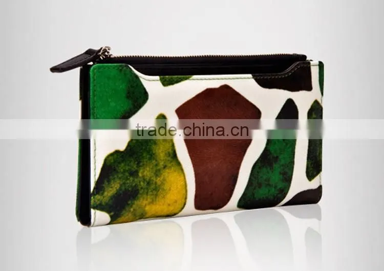 High quality animal pattern leather wallet