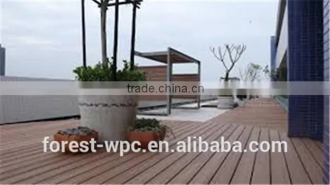 tile floors outdoor use Euro standard best quality SGS approved grooved deck board