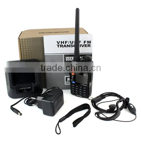 Red BaoFeng UV-5RE 136-174/400-480 MHz Dual-Band DTMF CTCSS DCS FM Ham Two Way Radio,VHF/UHF Ham Radio Dual Band 5W 128CH