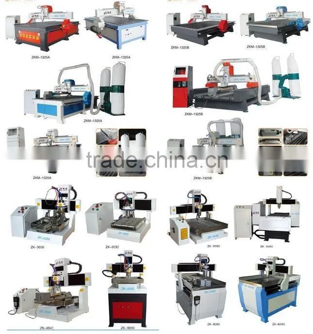 Platform Moving PCB CNC Router ZK-6060 With 1.5KW Spindle&Linear Round Guide Rail 600*600*100mm