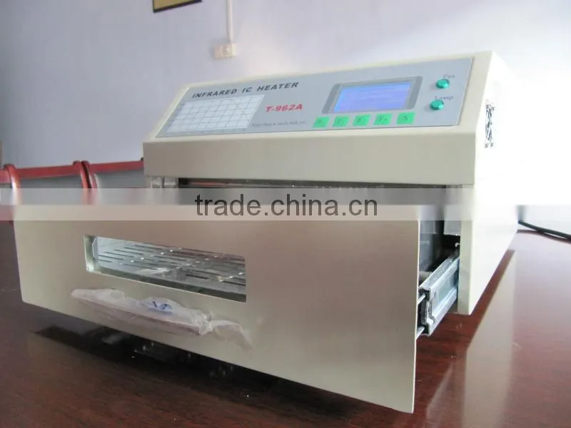 TAIAN Puhui mini wave soldering machine T-962A, desktop reflow oven,benchtop smt reflow oven,t962a reflow oven machine