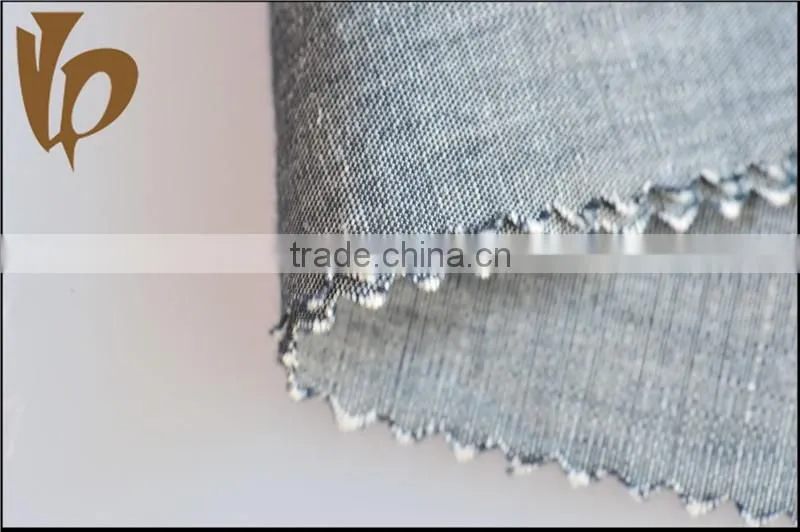 shaoxing supply ramie and cotton interwoven fabric yarn dyed fabric for dress shirt