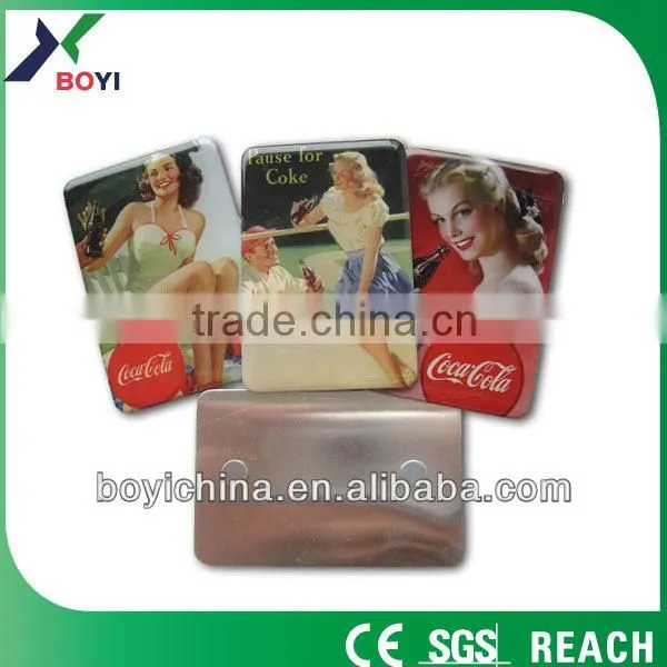 Customized Design Made Aluminum Metal Fridge Magnet