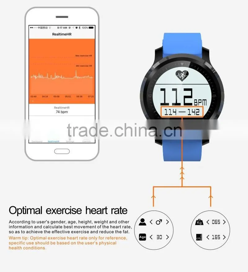 2016 Newest F68 Smartband Band sport bracelet Wristband Fitness Tracker Bluetooth Smart Watch for Iphone phones