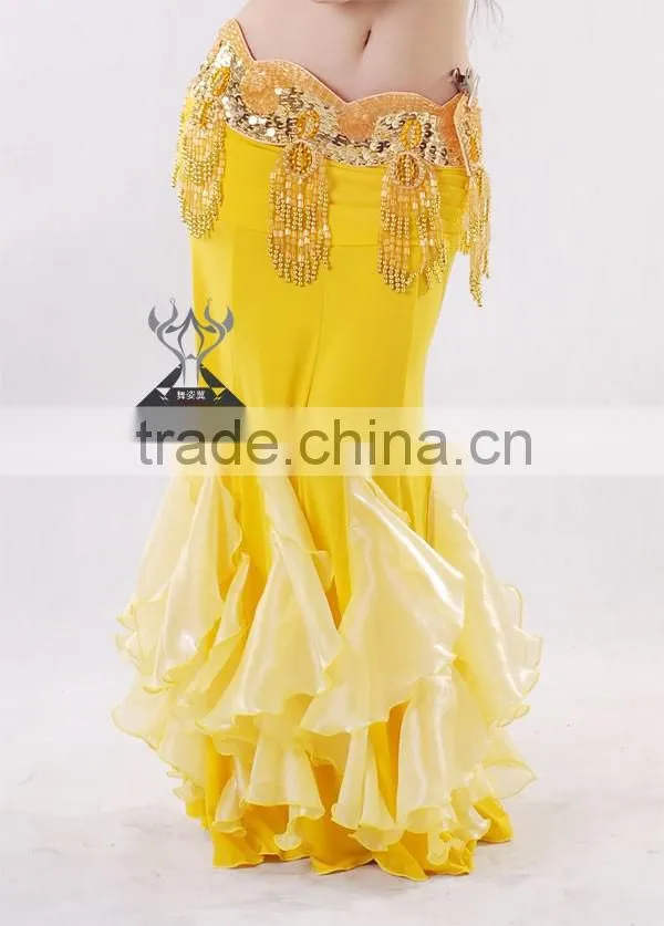 Fish Mermaid Belly Dance Costume Dresses Skirts Belly Dance Performance Costume QC1356