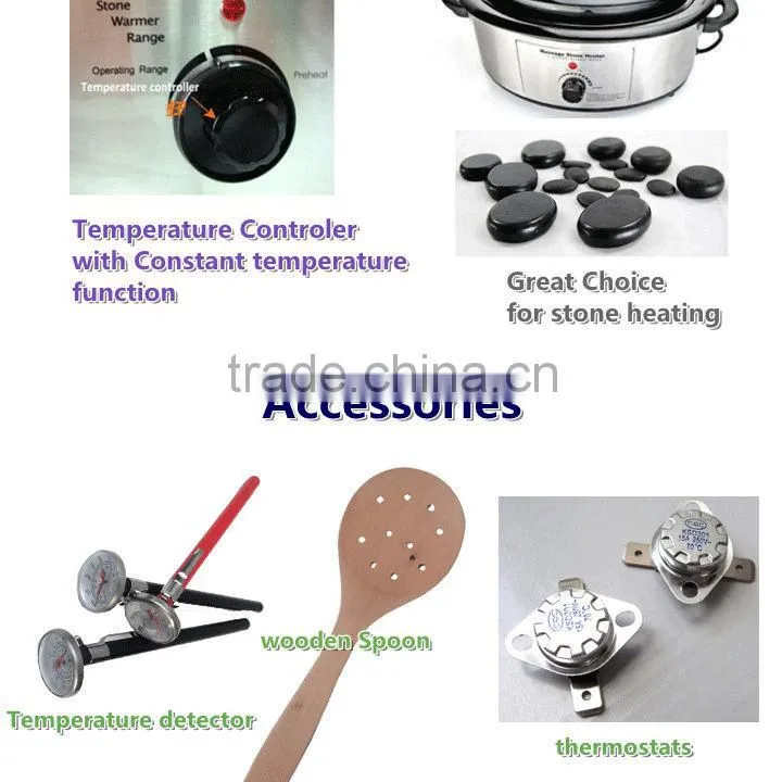 Massage Hot Stone Warmer Heater /Spa Hot Energy Stone Massager