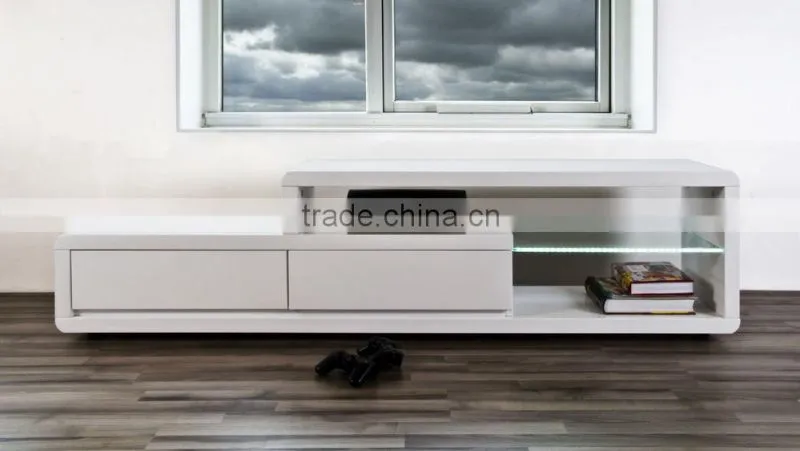 TV-2327 high gloss living room TV cabinet designs