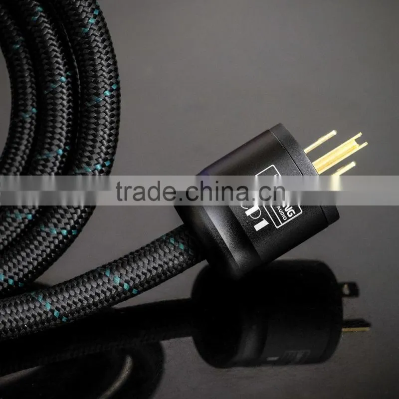 Yulong Audio CP1 HiFi OFC Power Cable/ Power Line (Gold Plated Plugs)