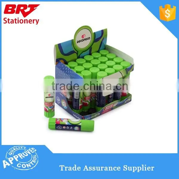promotional glue stick set with stationery scissors