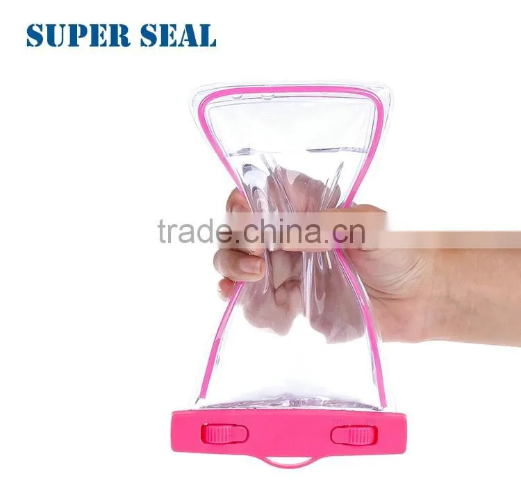 Alibaba express wholesale price fluorescenet waterproof camera bag, waterproof bag for phone