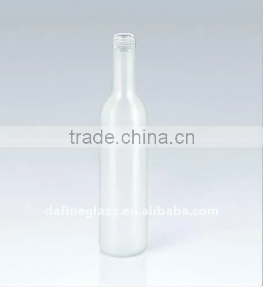 8OZ long tall shape frost champagne glass bottle decanter