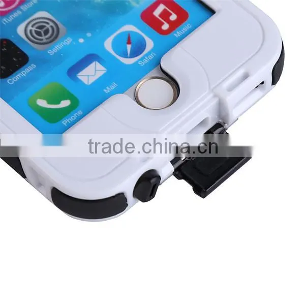 5.5 Inch Mobile Phone Case for iPhone 6 6S 6 Plus Waterproof Case Shockproof With Touched Fingerprint Recognition
