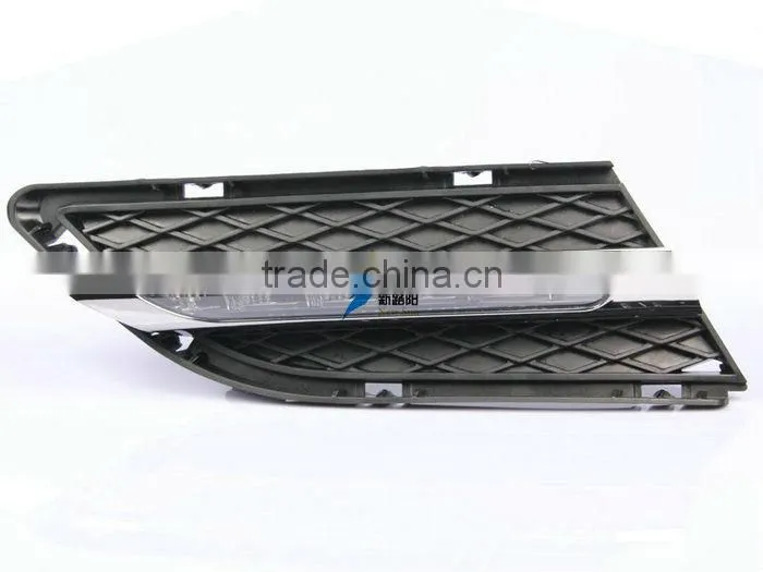 Super Bright LED daytime running lights DRL with fog lamp cover for BMW 3 Series E90 2008~2012 1:1 replace led auto drl light