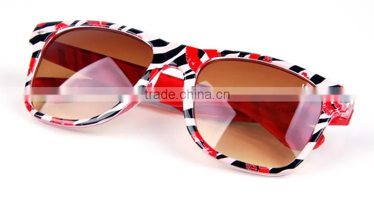 sun glasses UV400 for Flower custom color print eyewear
