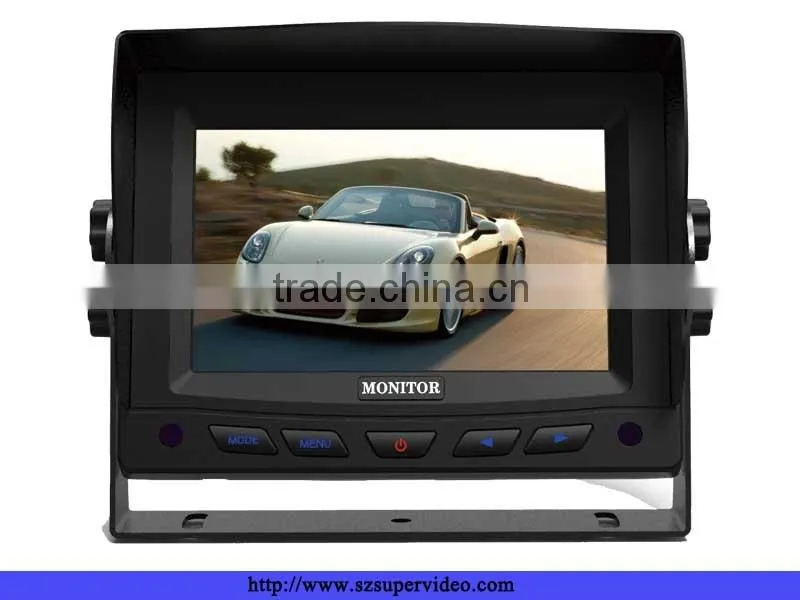 small screen size 5 inch truck 4 pin reverse camera monitor