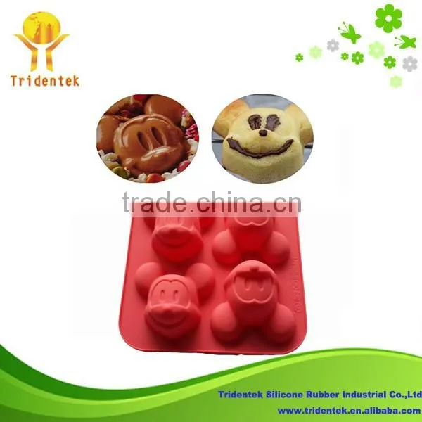 New Arriving!Fashion Vivid Silicon Mould Mickey Cartoon Cake Mold Exporter
