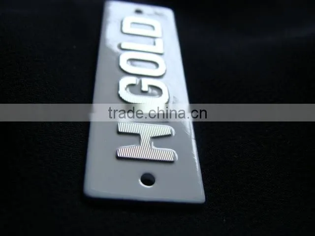 High quality custom uniform nameplate