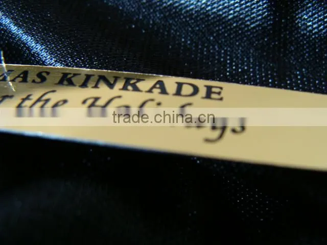 High quality custom metal clothing labels